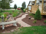 Walkway with Landscaping